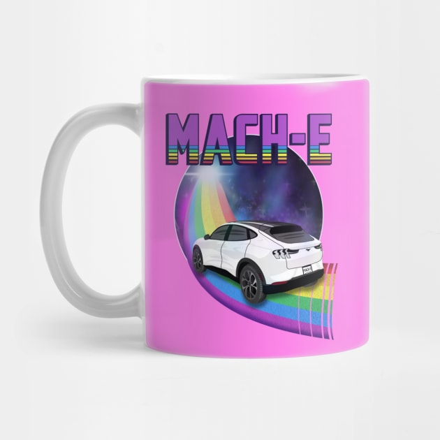 Mach-E Rides the Rainbow Galaxy in Star White by zealology